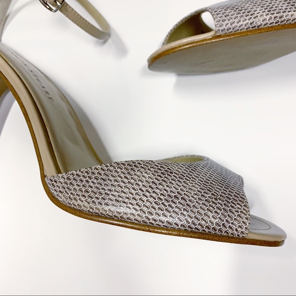 Colin Stuart- Snake Skin Ankle Strap Heel - Picture 5 of 6